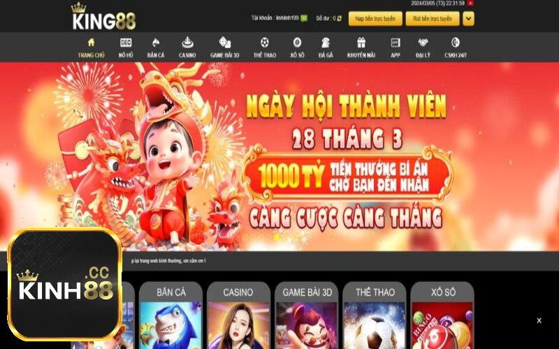 Nhận thưởng lên đến hàng tỷ đồng từ khuyến mãi Kinh88